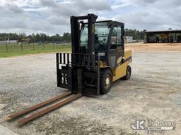 (Blackshear, GA) Yale GP120VX Solid Tired Forklift, (GA Power Unit) Runs & Moves) (Rust Damage
