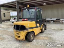 (Blackshear, GA) Yale GP120VX Solid Tired Forklift, (GA Power Unit) Runs & Moves) (Rust Damage