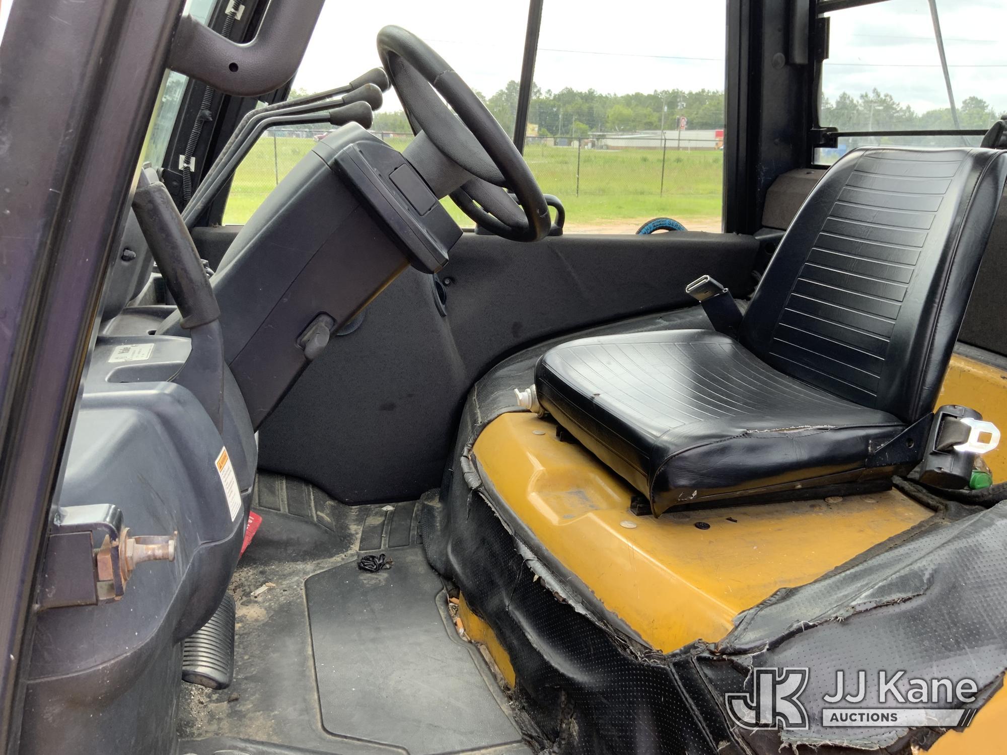 (Blackshear, GA) Yale GP120VX Solid Tired Forklift, (GA Power Unit) Runs & Moves) (Rust Damage