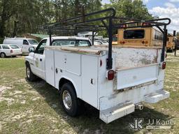 (Ocala, FL) 2001 RAM 2500 Service Truck Runs & Moves) (Jump To Start, Dashboard Damage, Body/Paint D