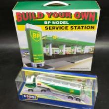 Corgi BP Volvo Tanker and BP Build your Own Service Station