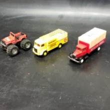 3 x Hartoy Coca Cola Small Cars / Trucks