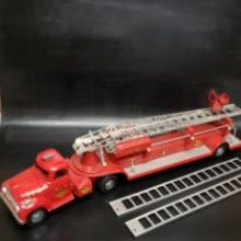 Tonka 1950's No 5 Ladder Fire Truck