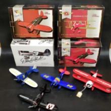 4 x Racing Champions Die Cast NASCAR Planes with Box