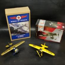 3 x Diecast Airplanes Liberty Classics, Wings of Texaco