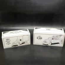 First Gear 1957 R-200 Tow Truck + 1951 Ford Dry Goods Van Diecast Cars