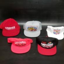 5 x Racing Trucker Caps Daytona 500 + Riverside