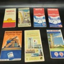 Selection of Vintage Maps - Seattle