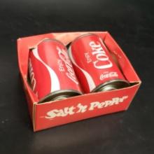 Vintage Coca Cola Salt and Pepper Shakers