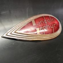 Original Lincoln Zephyr Side Plate