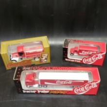 Coca Cola Die Cast Truck Bank Selection #1