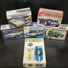 Collection of Car Models '59 Skyliner, 289 Cobra, '69 GTO, and More