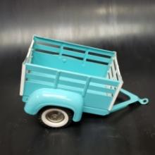 Tonka Pressed Steel Trailer Light Blue Great Condition
