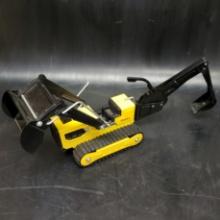 Tonka T-6 Front Loader Back Hoe Pressed Steel Toy