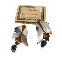 Irene Embry Silver and Turquoise Earrings