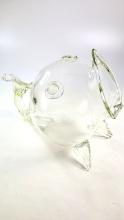 Blenko Style Glass Guppy Bowl