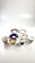 4 x Cups and Saucers - Royal Albert, Aynsley, Lustre