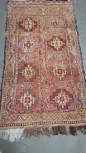 Vintage Afghan Morracan Rug 40"x71"