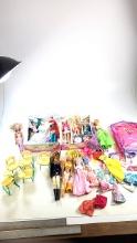 1990s Vintage Barbie Lot - Dolls, Furniture, Case, Clothes +++