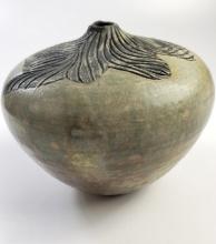 Art Pottery Vase 2006 Signed Mathie