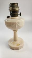 Vintage Alladin Milk Glass Oil Lamp Base (no shade)