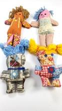 4 x Vintage Hand-Made Dolls - 60s 70s