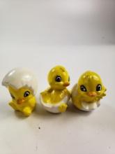 Set of 3 Ceramic Hatchling Ducks
