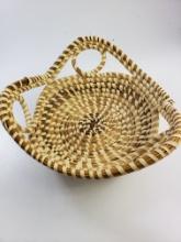 Sweetgrass Round Fanner Decorative Bread Basket