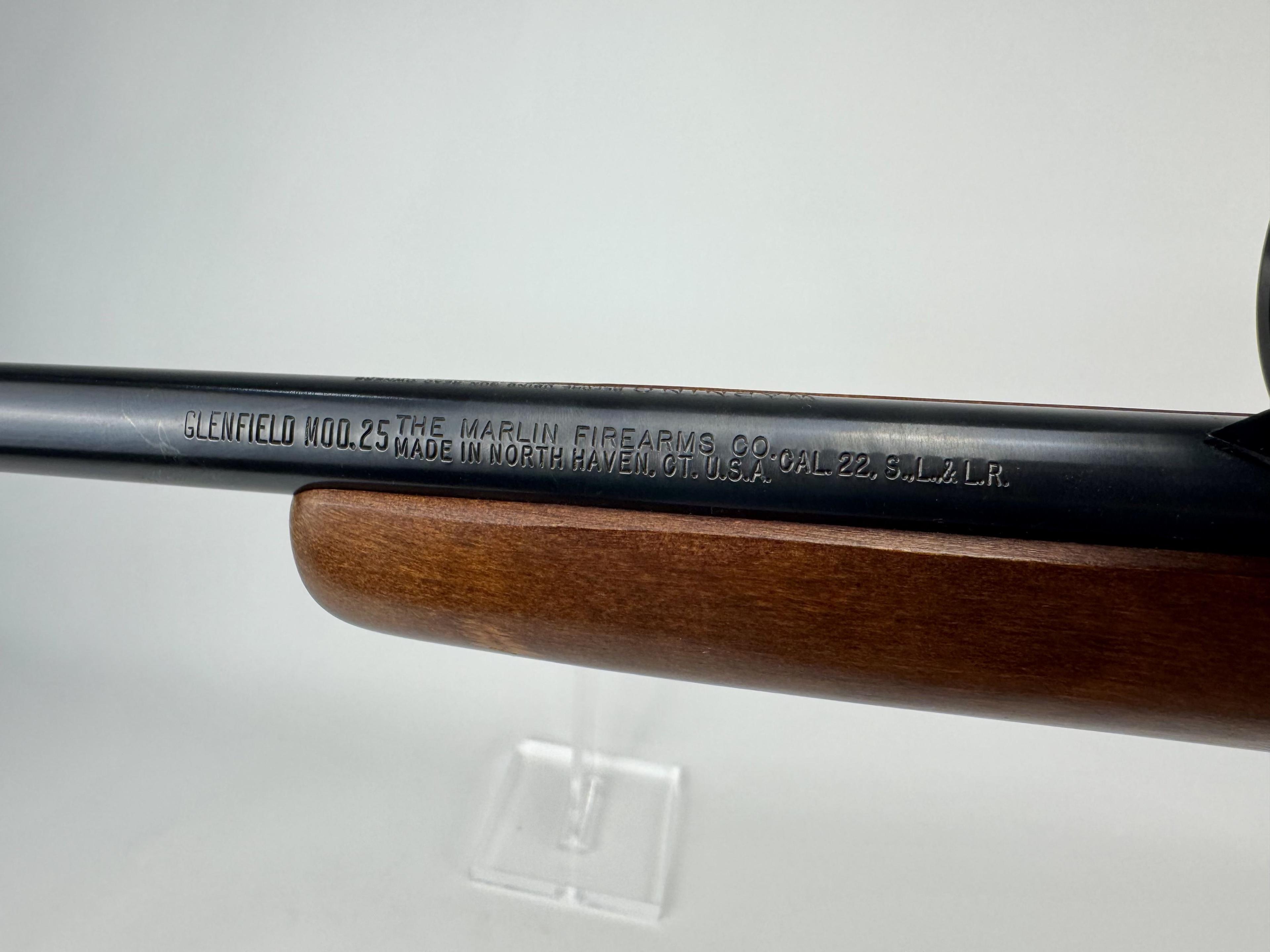 GLENFIELD 25 22 S/L/LR RIFLE - SIMMONS 3-9x40 SCOPE