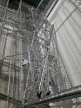 Lot of (2) Wall Mounted Wire Shelving 14"x36"