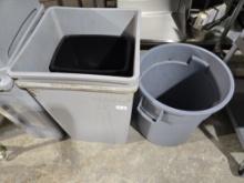 Lot of Assorted Garbage Bins