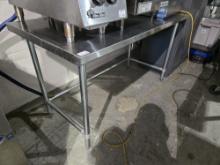 Stainless Steel Table 60"W x 30"D x 34"H