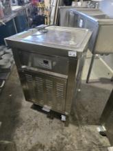 KoLice KO600E Single Pan Fried Ice Cream Machine 21"x21" Pan