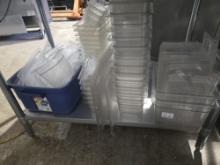 Lot of Assorted Plastic Trays