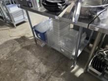 Omcan 22073 30? x 48? Stainless Steel Work Table