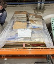 1 Crate 320sf 1.5"x1.5" Glass pool tile 12x12