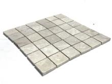 1 Crate 360sf 2"x2" Botticino Mosaic 12x12 tumbled