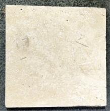 1 Crate 550sf 6"x6" Ivory Travertine tumbled