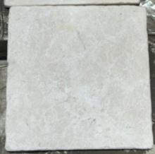 1 Crate 340sf 6"x6" Botticino Marble Tumbled