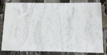 1 Crate 360sf 24"x12" White Carrara Honed
