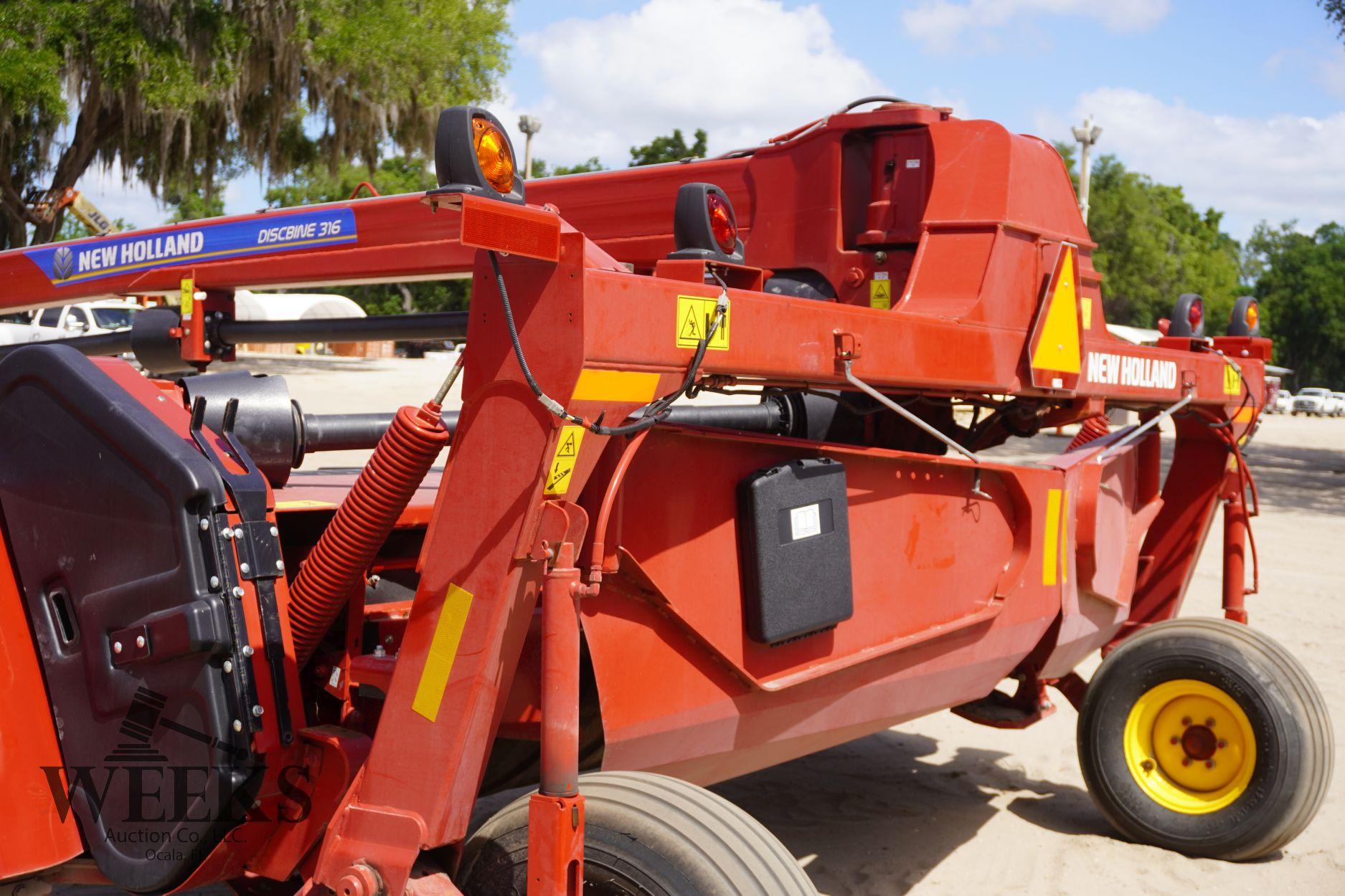 NEW HOLLAND DISCBINE 316