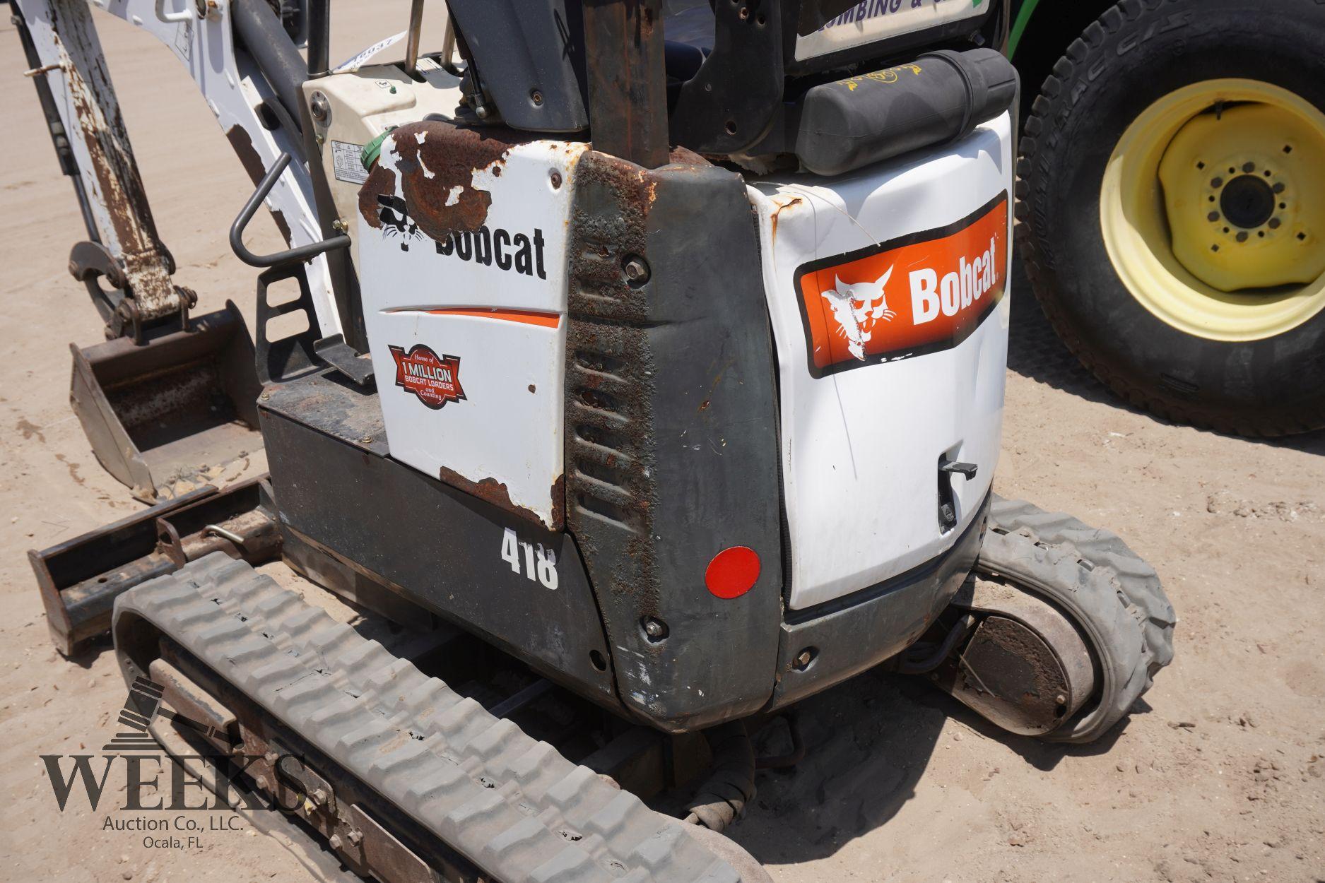 BOBCAT 418 MINI EXCAVATOR