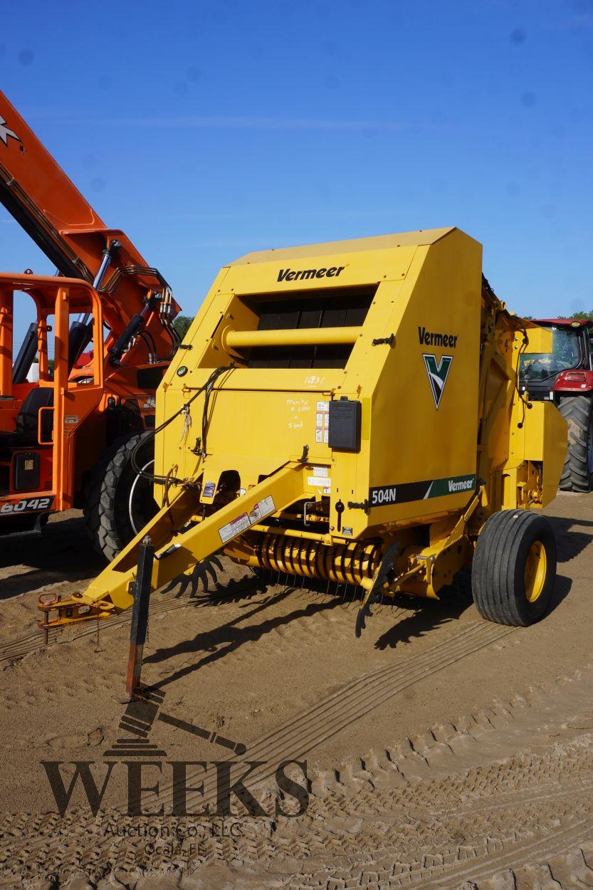 VERMEER 504W ROUND BALER