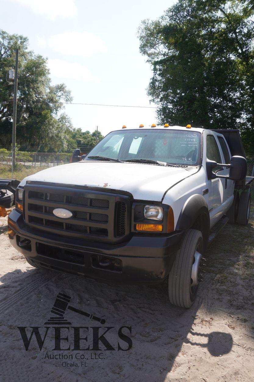 FORD F550 FLATBED