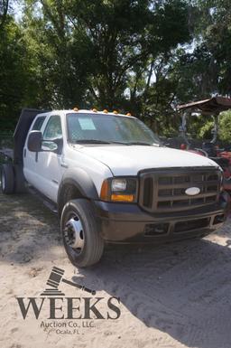 FORD F550 FLATBED