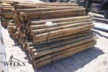 BUNDLE WOOD FENCE POST