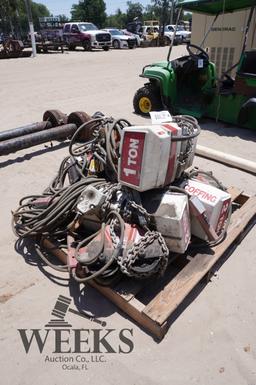 PALLET OF CHAIN HOIST