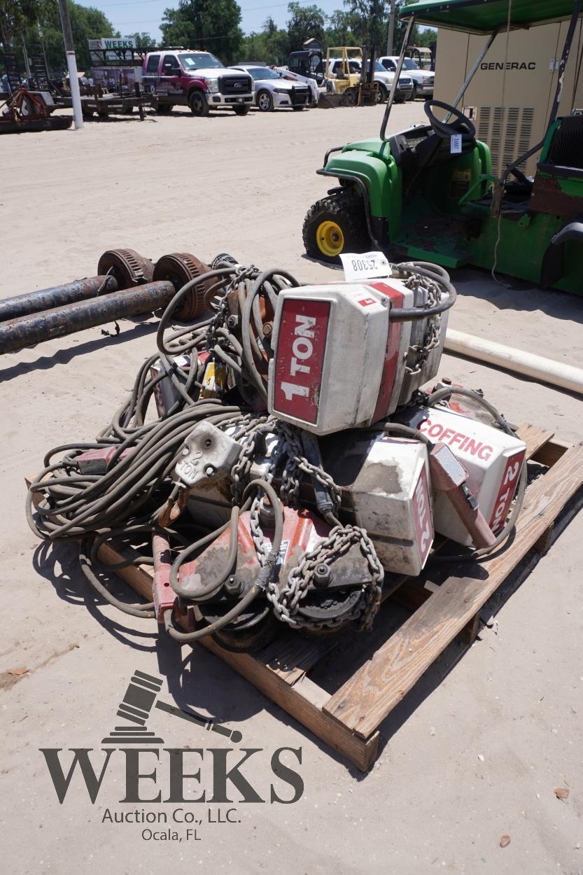 PALLET OF CHAIN HOIST