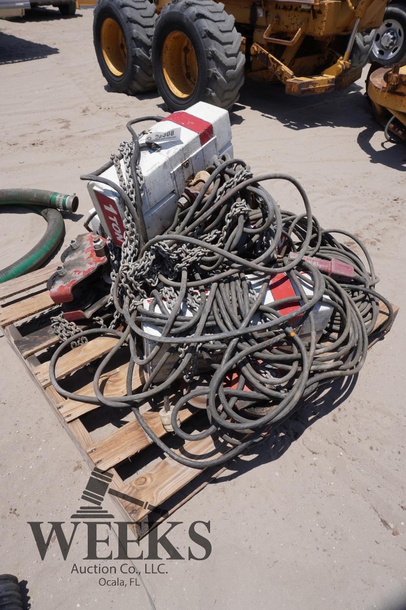 PALLET OF CHAIN HOIST