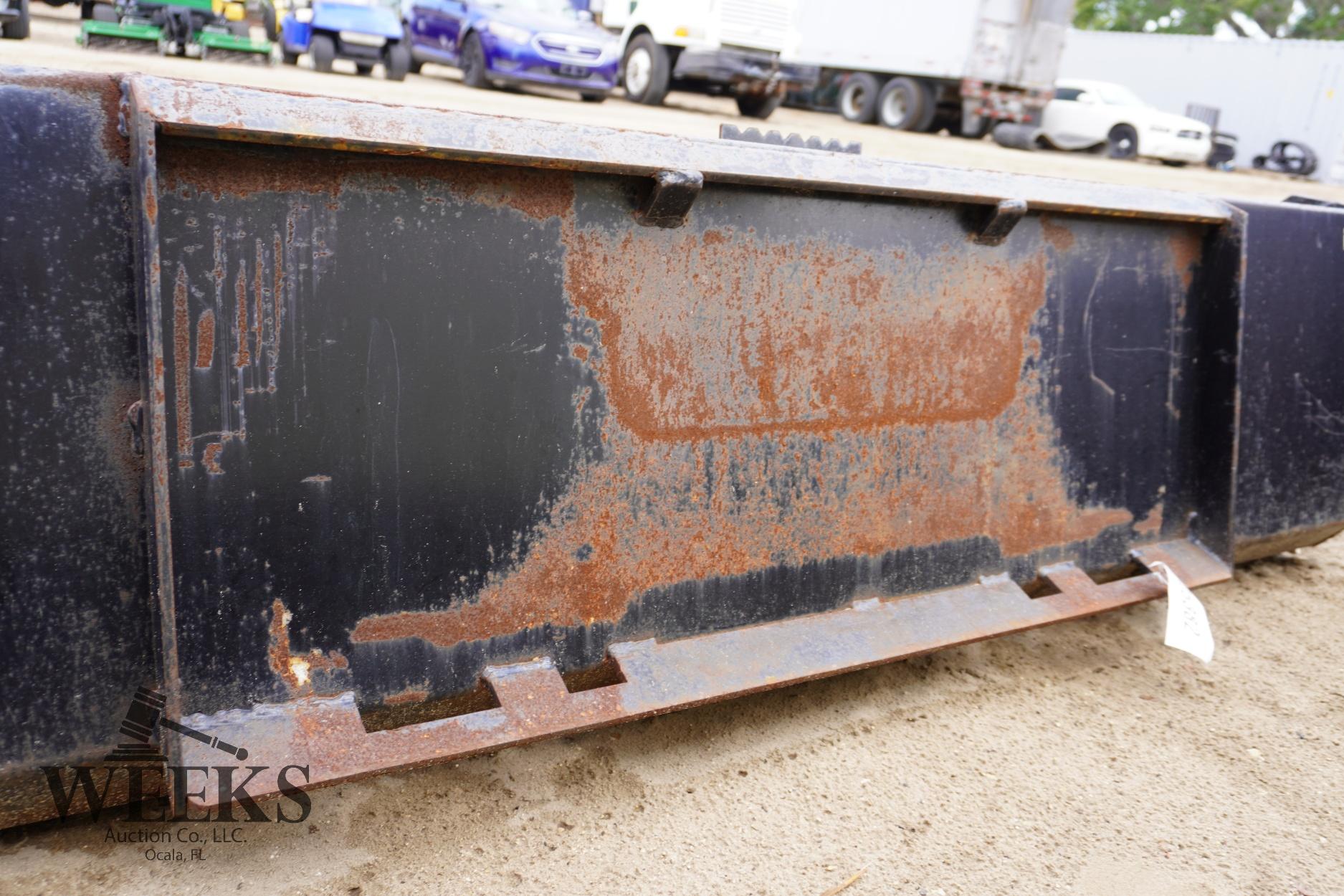 78IN SKID STEER BUCKET